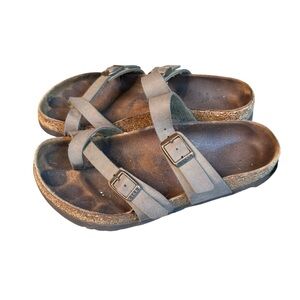 Birkenstock Mayari Sandals Brown Birko-Flor Women's Size US 6 EU 37